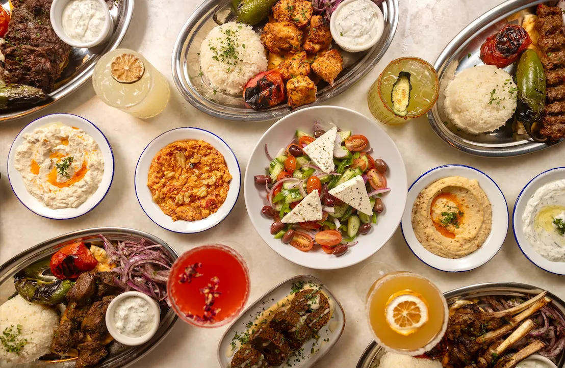 Halal Turkish Breakfast Spread with Menemen